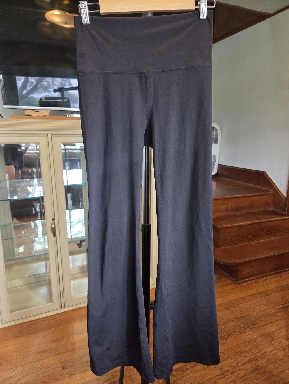 Fabletics Pureluxe High Waisted Black Flair Leggings